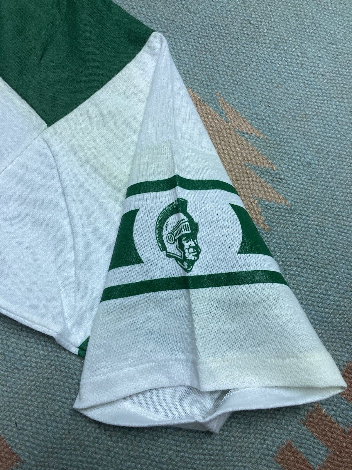 Vintage 70s graphic t shirt Michigan state university MSU football M Size US M / EU 48-50 / 2 - 13 Thumbnail