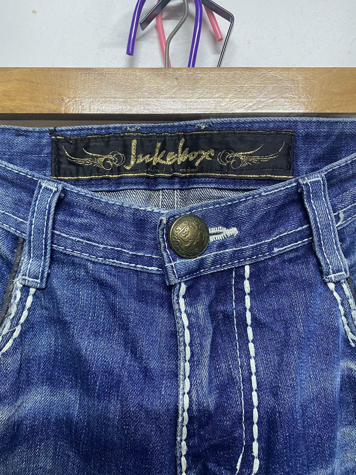 Japanese Brand JUKEBOX Japanese Brand Distressed Denim Jeans Fashion Street Size US 34 / EU 50 - 9 Thumbnail