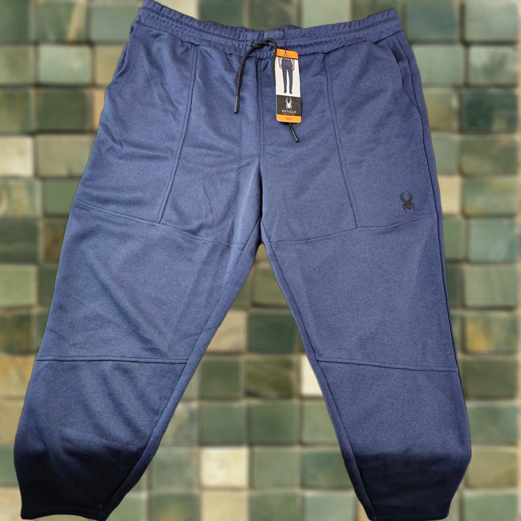 Spyder Spyder Active Men’s XXL Jogger Pant Blue Moisture Wicking Breathable Tapered Leg Size US 39 - 1 Thumbnail