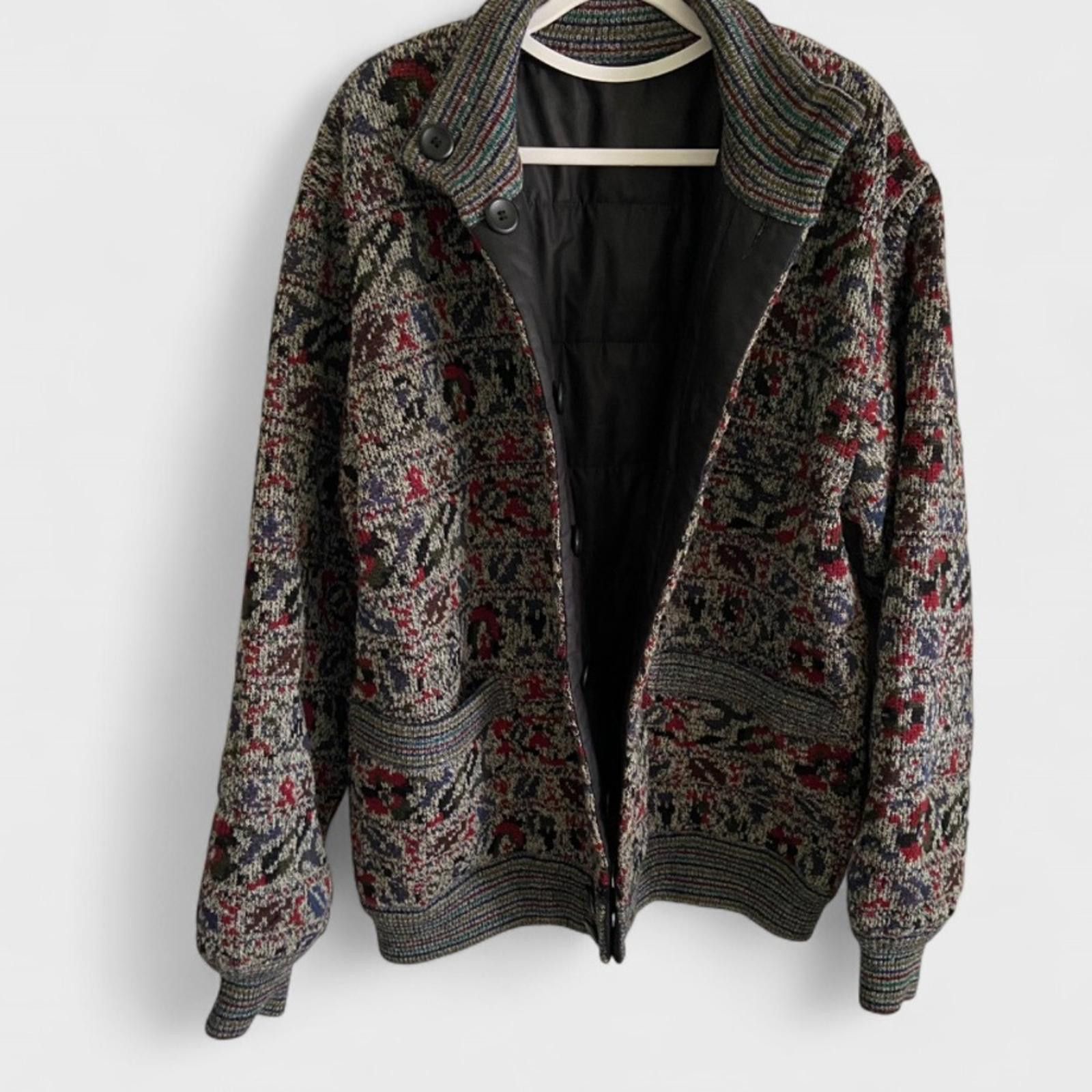 Missoni Missoni Italian Vintage 80s Reversible Jacket Mens Sz 50/XL Size US XL / EU 56 / 4 - 3 Thumbnail