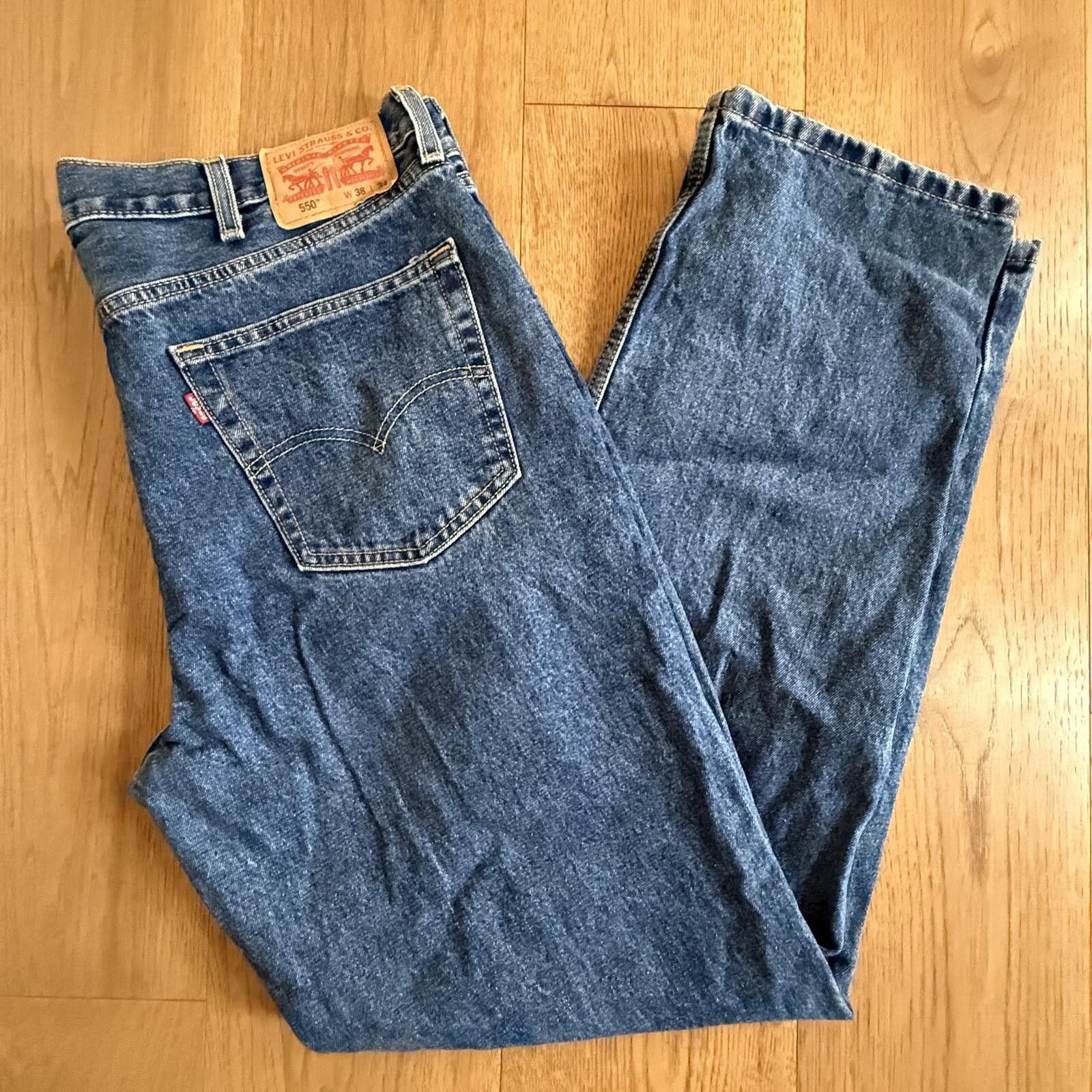 Levi's Levi's 550 Relaxed Fit Blue Denim Jeans W38 L34 Size US 38 / EU 54 - 1 Thumbnail
