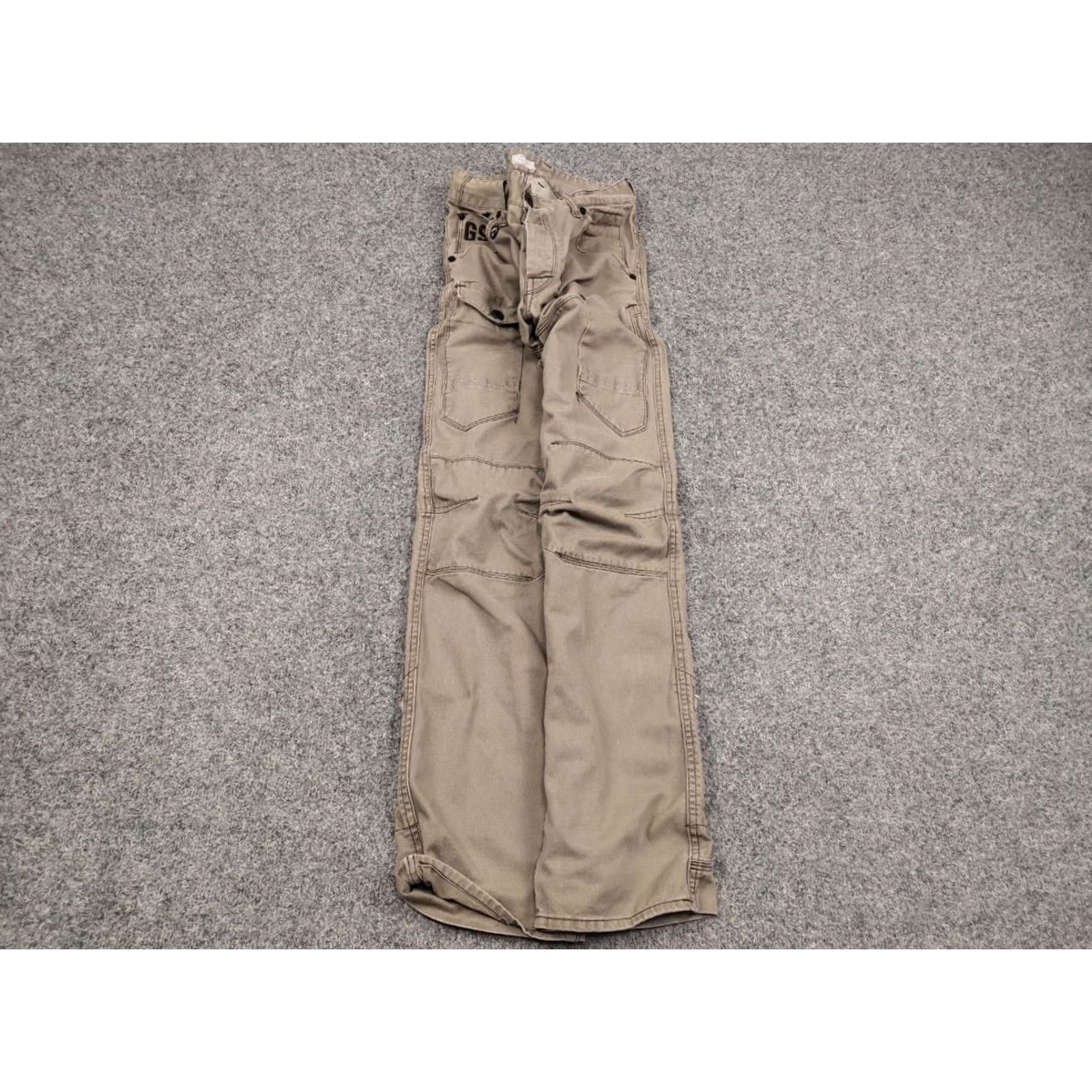 G-Star VINTAGE G-Star RAW 3D TAPERED COJ Dark Beige Canvas Cargo Pants Mens 30 Beige 5-Pocket Cargo 3D Army Stars 3301 Elwood 5620 Size US 30 / EU 46 - 2 Thumbnail