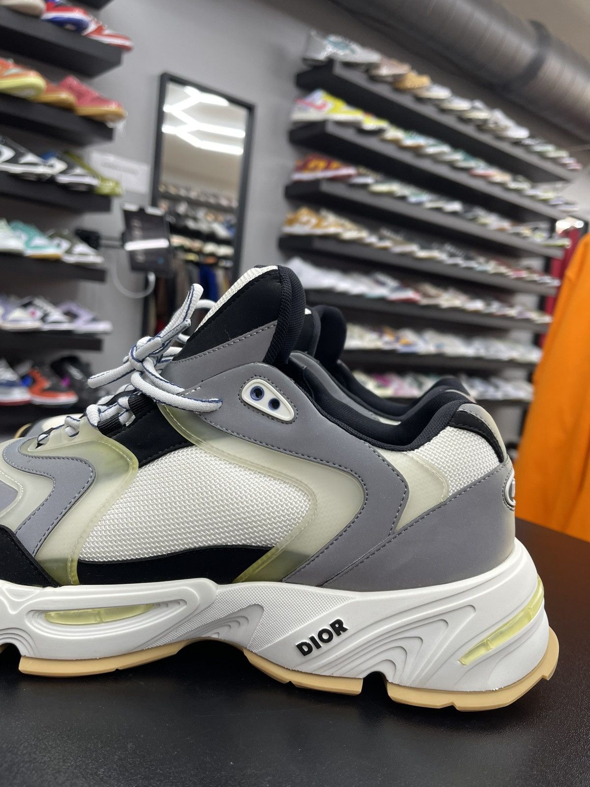 Dior Size 14US/47EU - Dior CD1 Black & Grey Retail 1,100 Size US 14 / EU 47 - 5 Thumbnail
