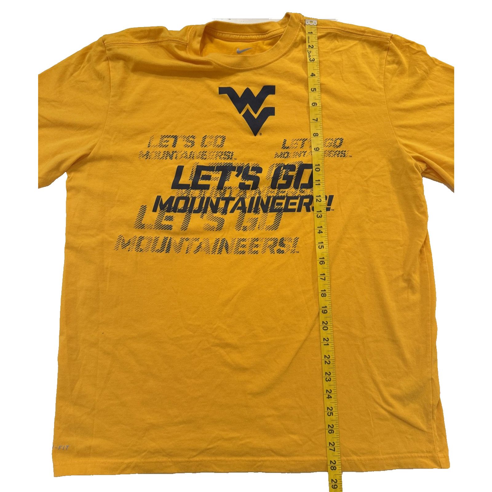 Nike Nike West Virginia Mountaineers Shirt Mens XL NCAA Football Size US XL / EU 56 / 4 - 6 Thumbnail