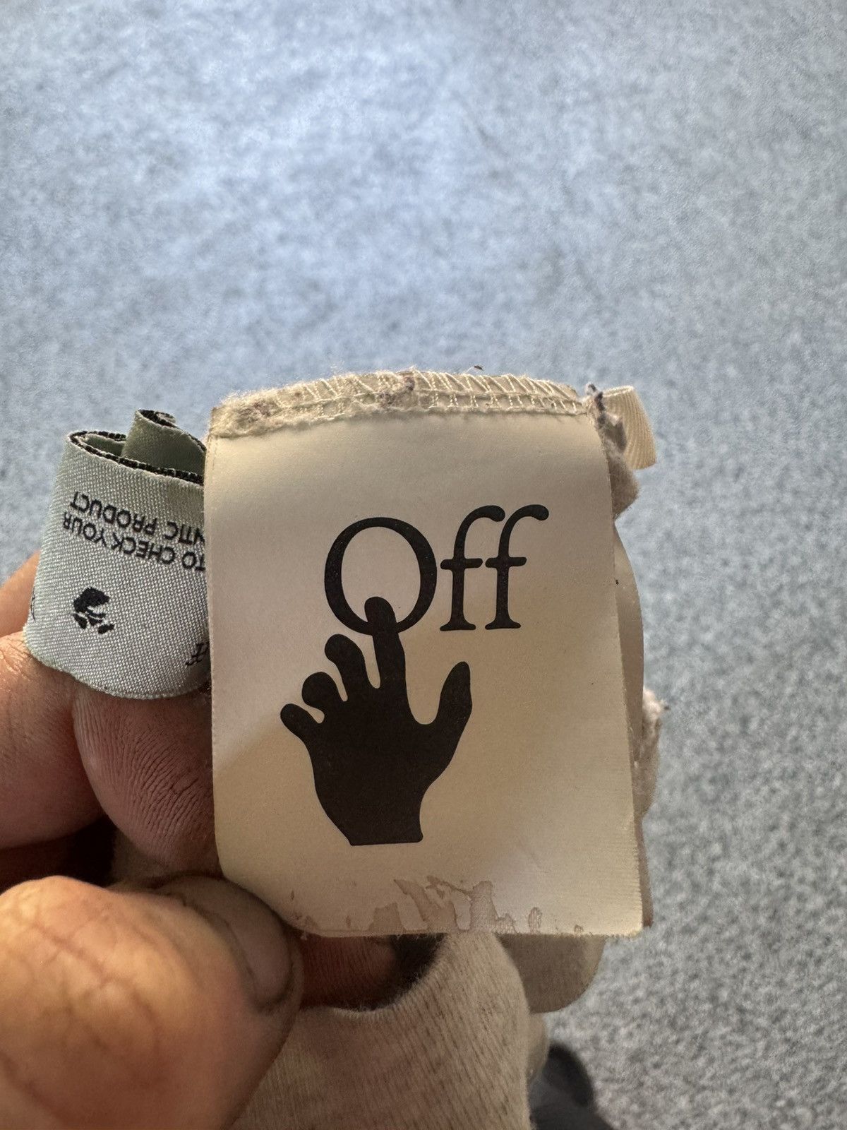 Off-White Off-White Gray Tee Size US M / EU 48-50 / 2 - 4 Thumbnail