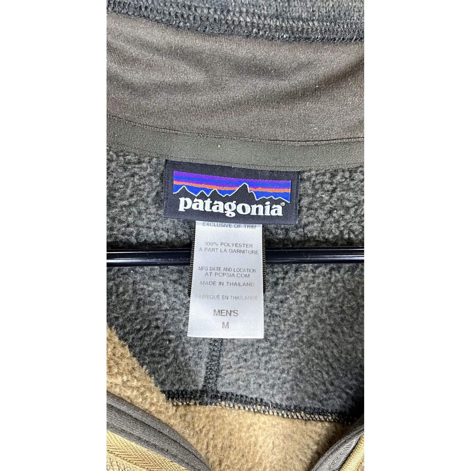 Patagonia Patagonia Mens Medium Brown Quarter Zip Fleece Pullover Sweater Chest Pocket Size US M / EU 48-50 / 2 - 3 Thumbnail