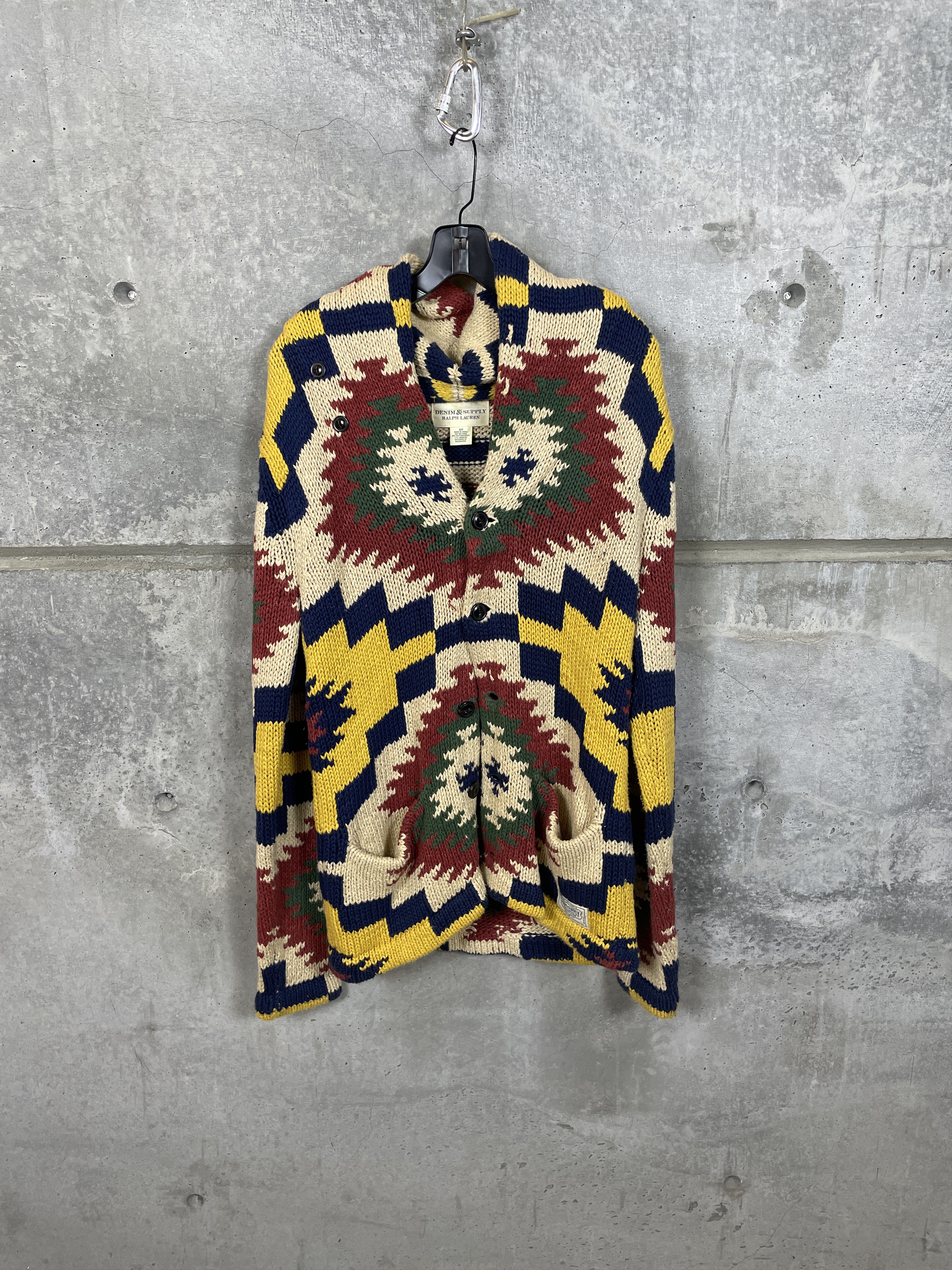 Ralph Lauren Denim Supply Southwestern Navajo Cardigan RRL