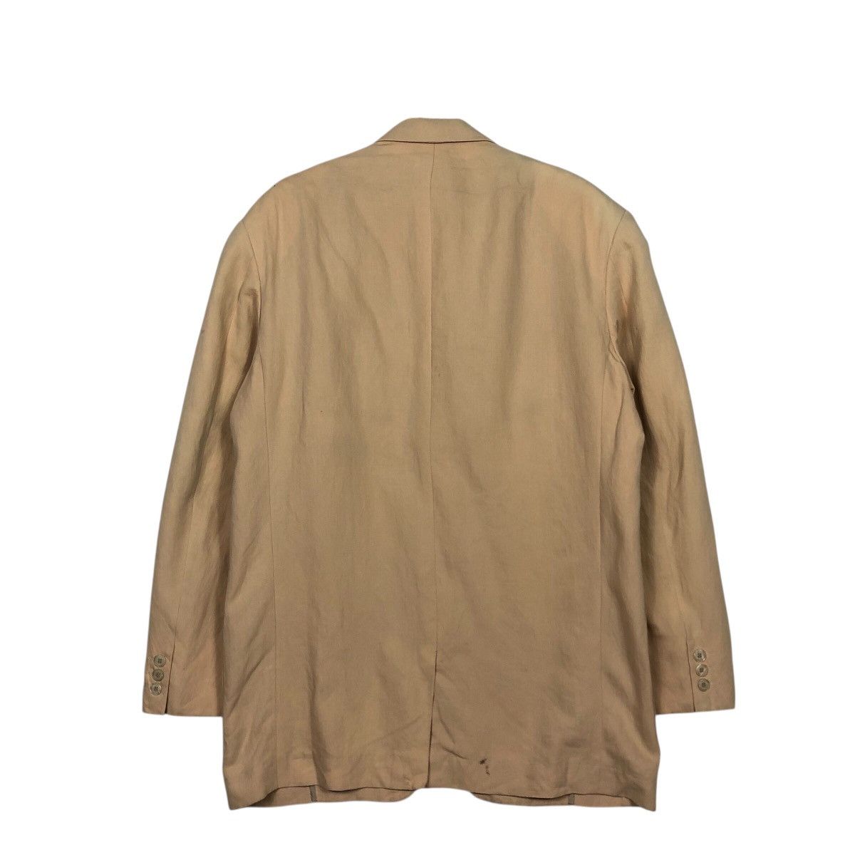 Japanese Brand Kenzo Paris Oversized Beige Cotton Blazer — Archival Look Size US M / EU 48-50 / 2 - 9 Thumbnail