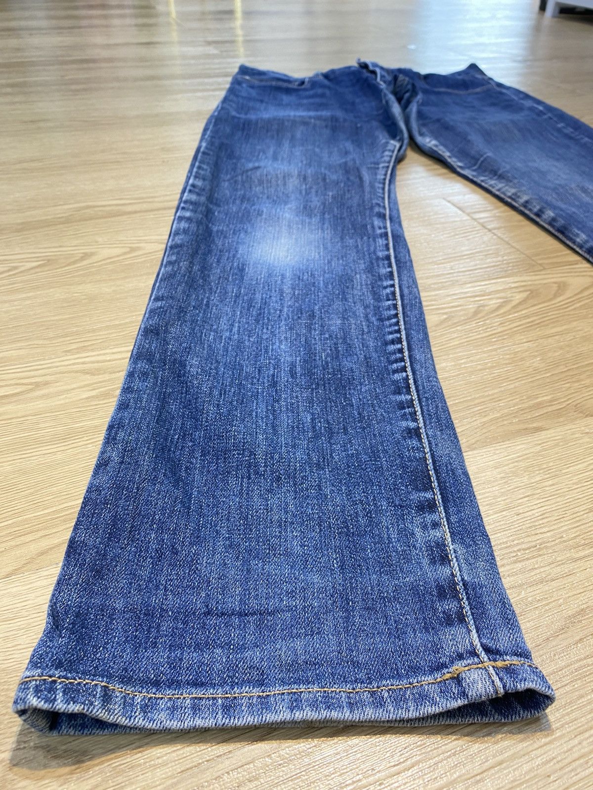 Japanese Brand Vintage Japanese Brand Buckle Back Blue Wash Style Jeans Size US 31 - 5 Thumbnail