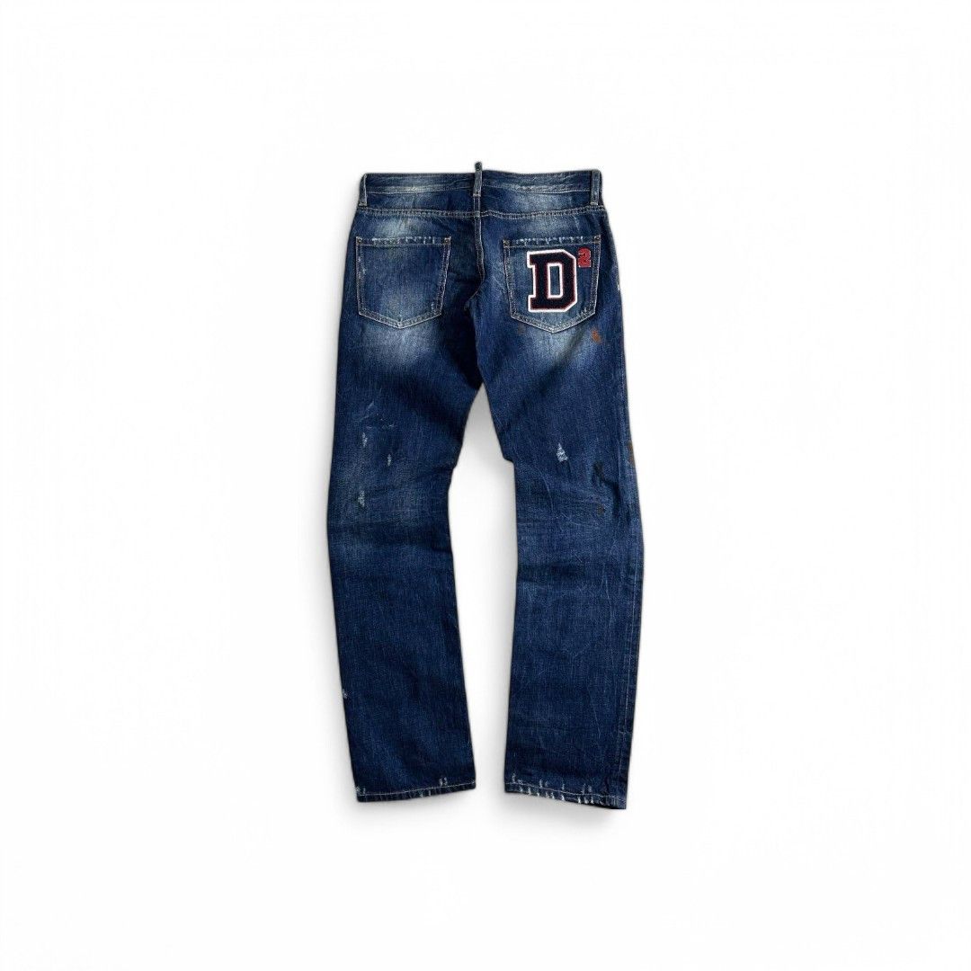 Dsquared2 Dsquared2 - 32 Painter Denim Straight Embroidered Vintage Size US 32 / EU 48 - 1 Thumbnail