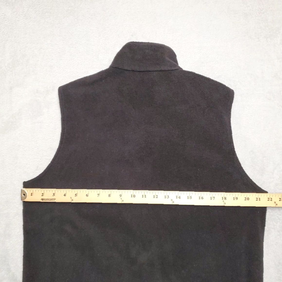 Vintage Woolrich Vest Mens Medium Black 100% Polyester Fleece Full Zip Outdoors Gorp Vest M Black Polyester Fleece Casual Outdoors Mens Size US M / EU 48-50 / 2 - 5 Thumbnail