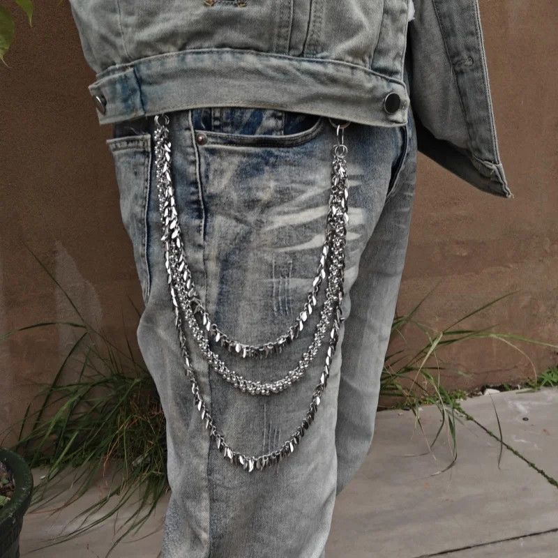 Japanese Brand × Vintage Copper Leaf Round Bead Pants Chain Size ONE SIZE - 3 Thumbnail