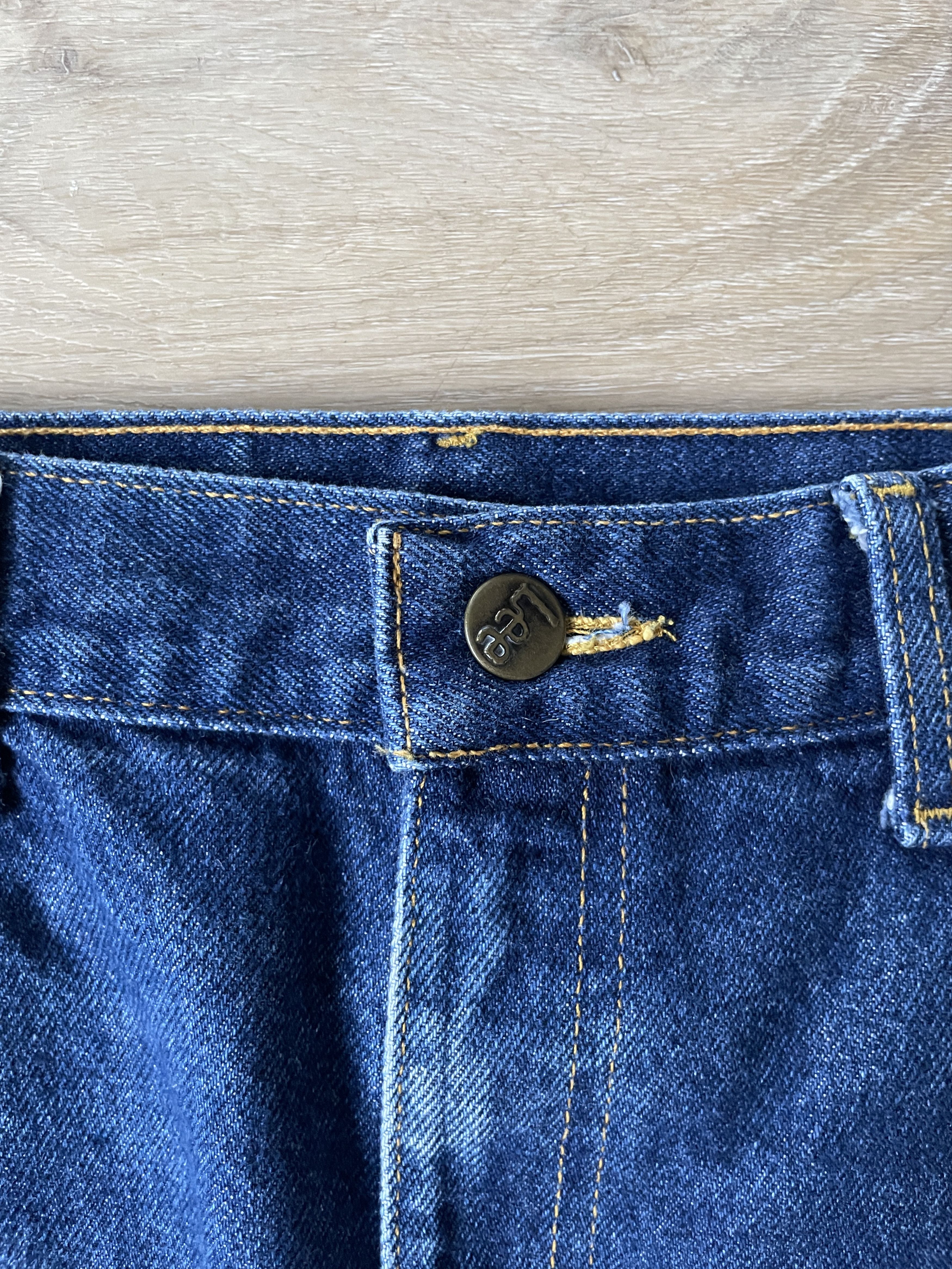 Lee × Vintage 90s Lee Faded Bootcut Flared Jeans Size US 32 / EU 48 - 3 Thumbnail