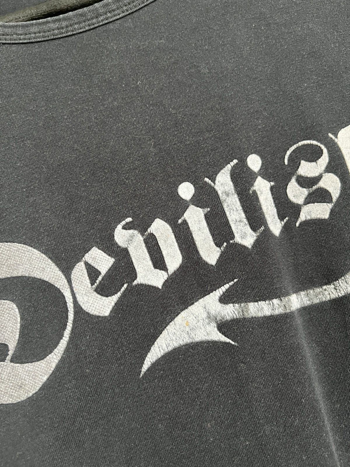Vintage y2k DEVILISH Grunge Punk Gothic T-shirt Size L / US 10 / IT 46 - 4 Thumbnail