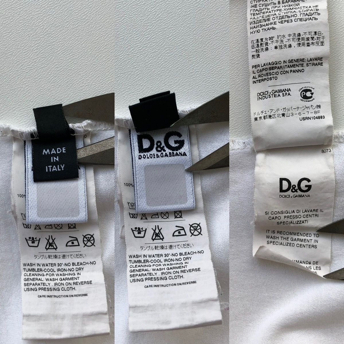 Designer × Dolce & Gabbana × Vintage Dolce & Gabbana Kim Basinger Herb Ritts Foundation T-Shirt Size US M / EU 48-50 / 2 - 10 Thumbnail