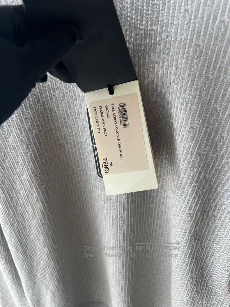 Fendi Fendi FF Pattern Knitwear Size XS / US 0-2 / IT 36-38 - 5 Thumbnail