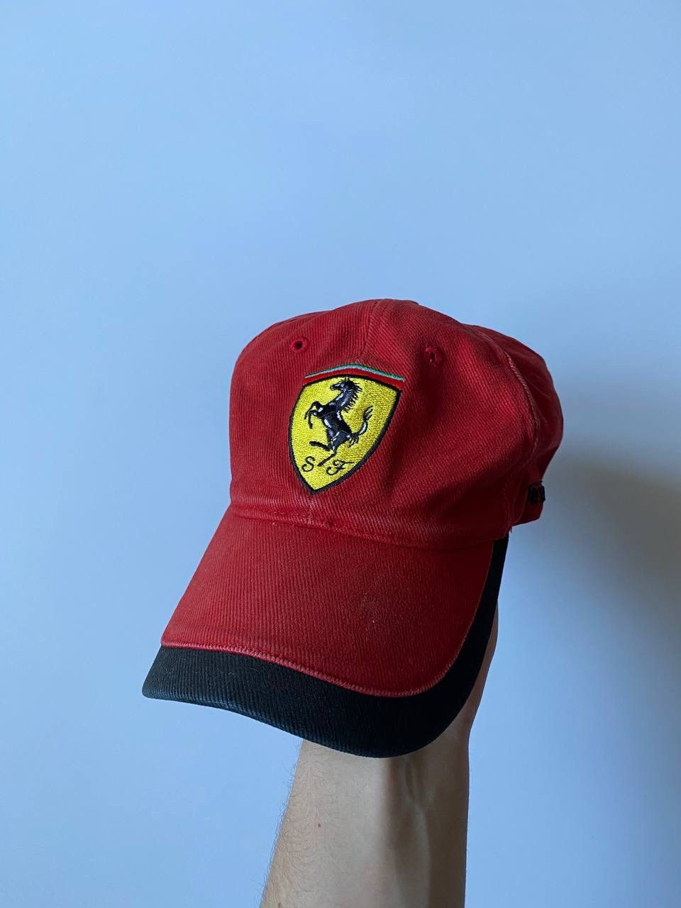 Vintage Red Cap Ferrari Racing Cap OS 2002