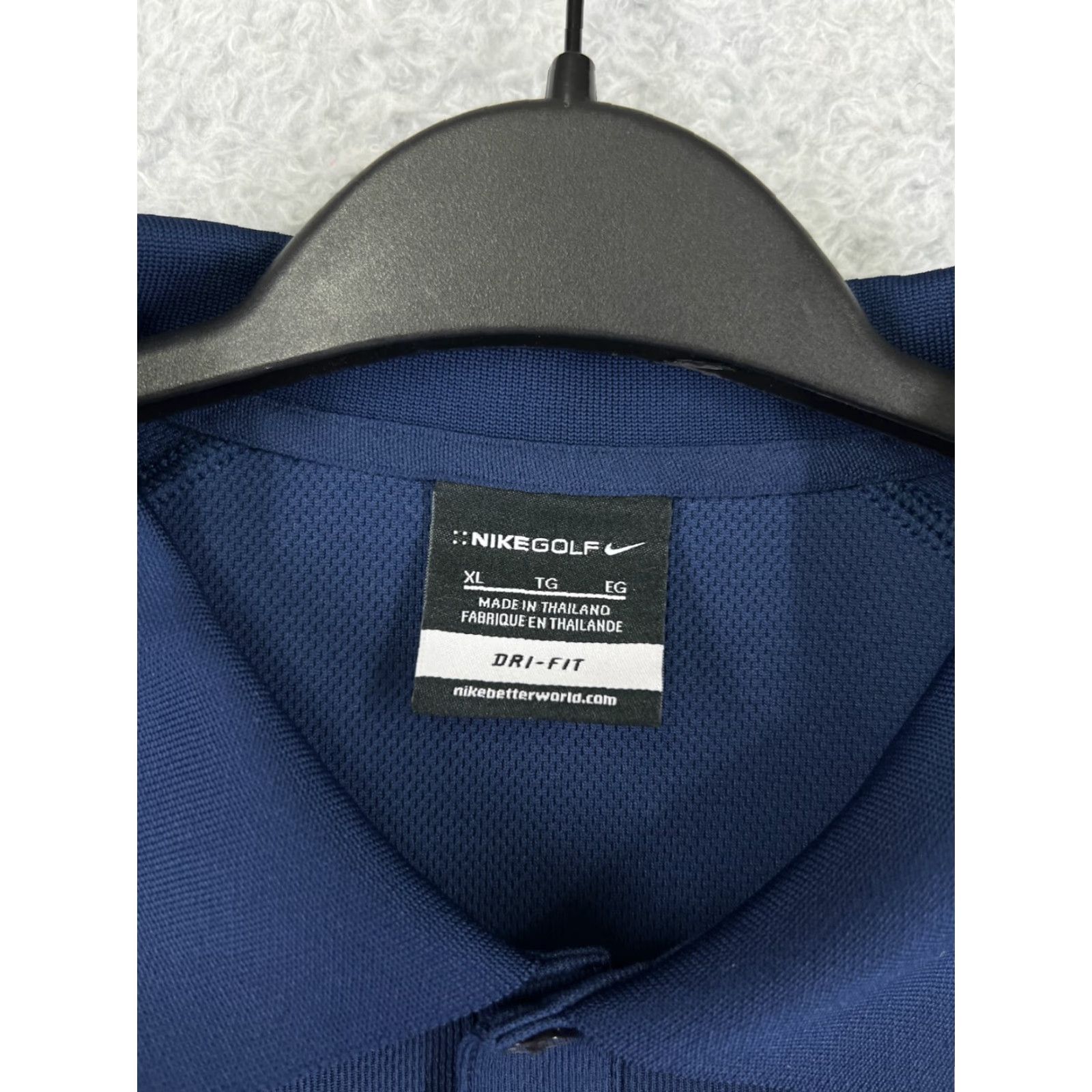Nike Nike Polo Shirt Mens XL Blue Golf Polo Nike Dri-Fit Golf Shirt Slim 100% Polyester Light Weight Casual Sports Shirt Mens XL Blue Nike Size US XL / EU 56 / 4 - 3 Thumbnail