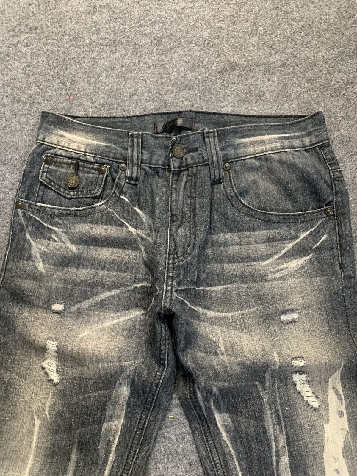 Isamu Katayama Backlash Lace up blackbaccara pant vkei style japanese brand Size US 30 / EU 46 - 9 Thumbnail