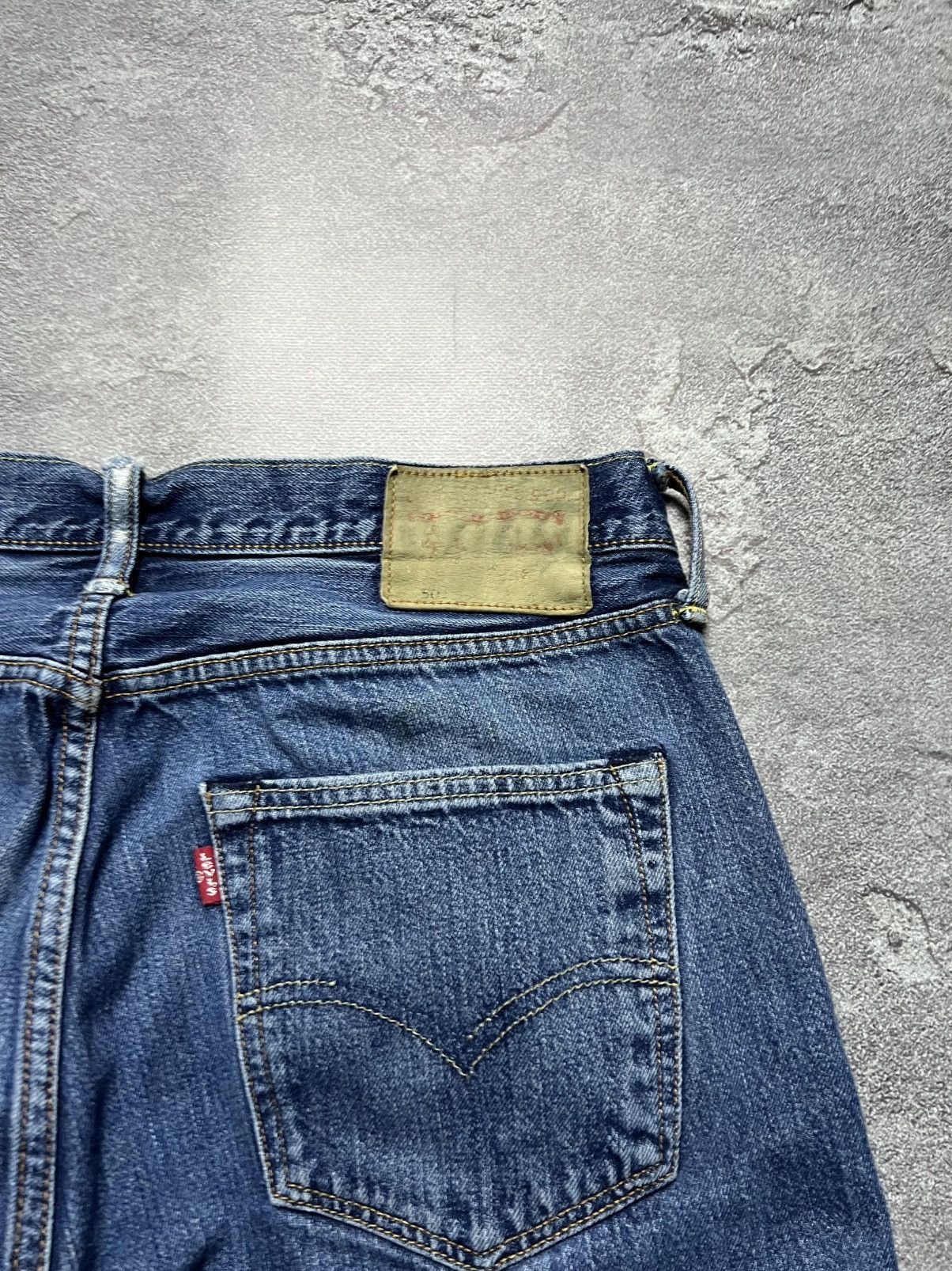 Levi's Vintage Levis Jeans Pants Wash Blue Big Logo 501 34/30 M-L Size US 34 / EU 50 - 3 Thumbnail