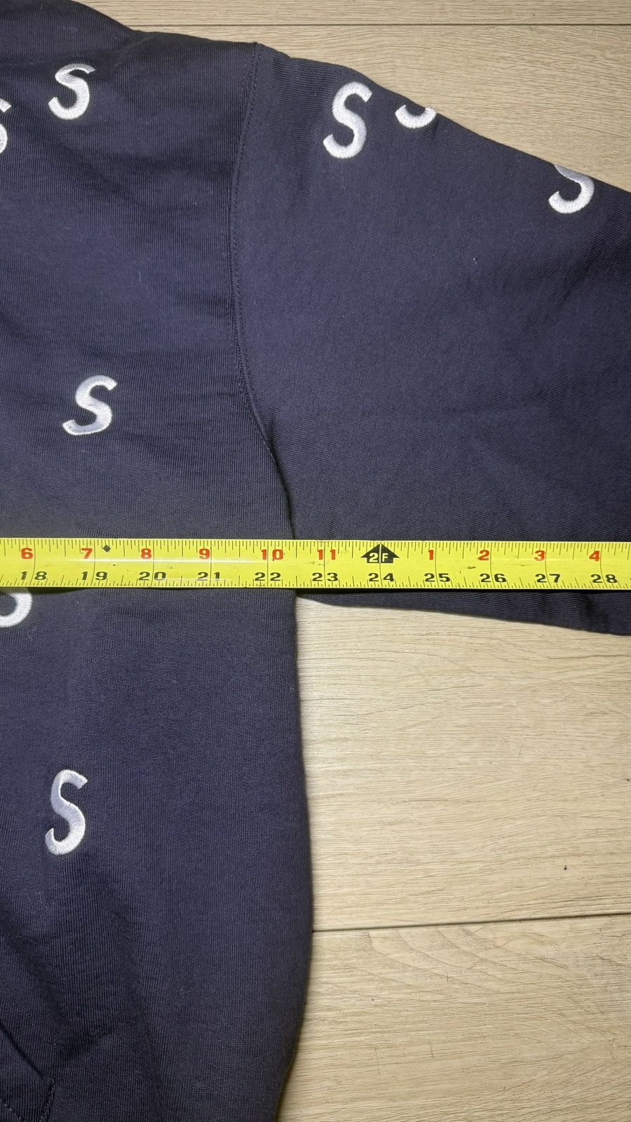 Supreme Rare New Navy Supreme Embroidered S All Over Print Hoodie Size US M / EU 48-50 / 2 - 10 Thumbnail