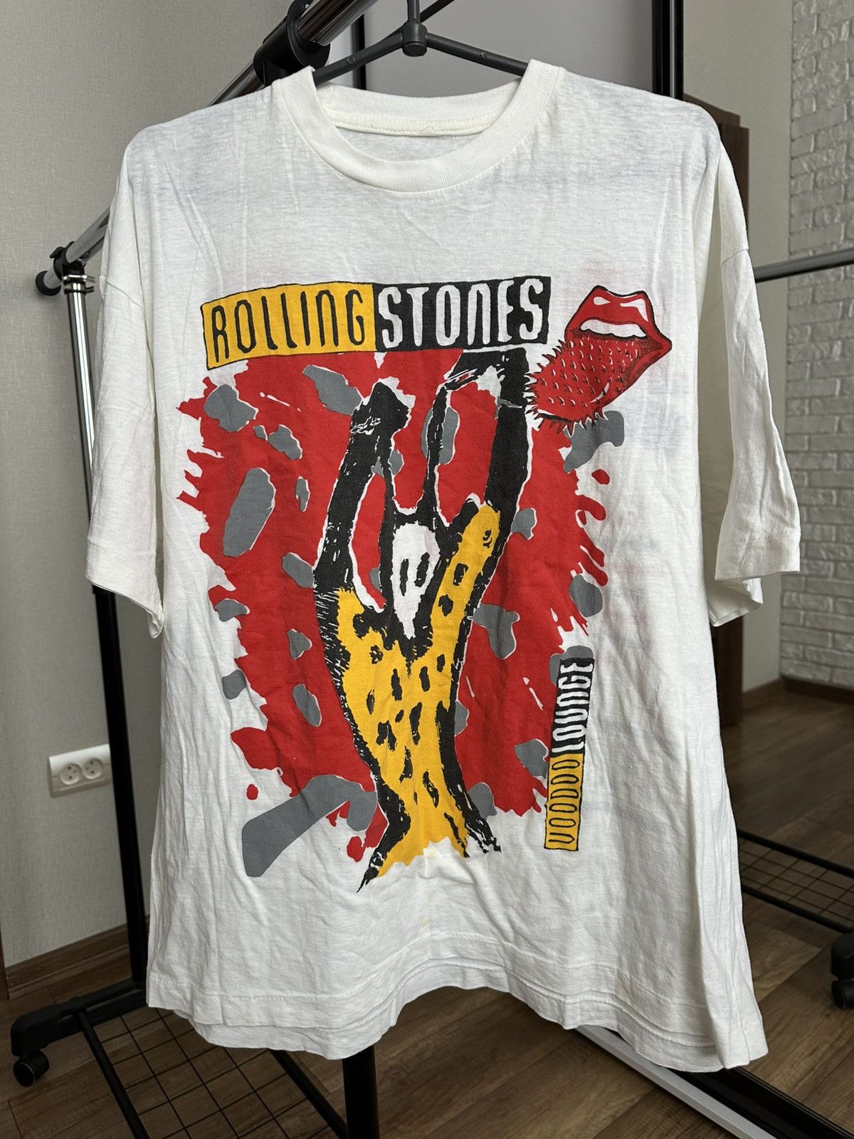 The Rolling Stones 1995 The Rolling Stones Voodoo Tour Band Vintage T-Shirt Tee Size US XL / EU 56 / 4 - 3 Thumbnail