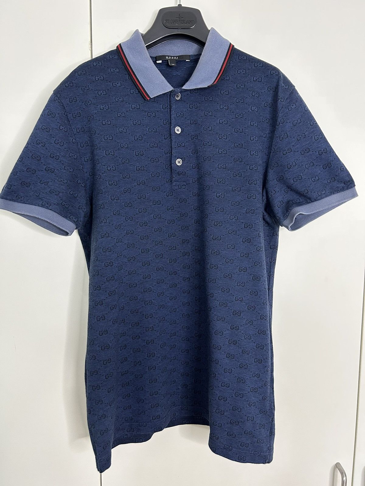 Gucci × Vintage Gucci monogram polo shirt Size US M / EU 48-50 / 2 - 1 Thumbnail