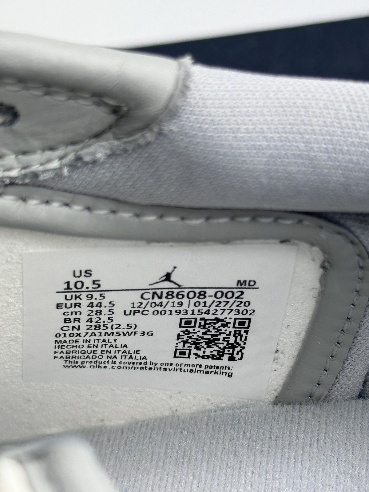 Dior × Jordan Brand AIR DIOR JORDAN SNEAKERS Size US 10.5 / EU 43-44 - 8 Thumbnail