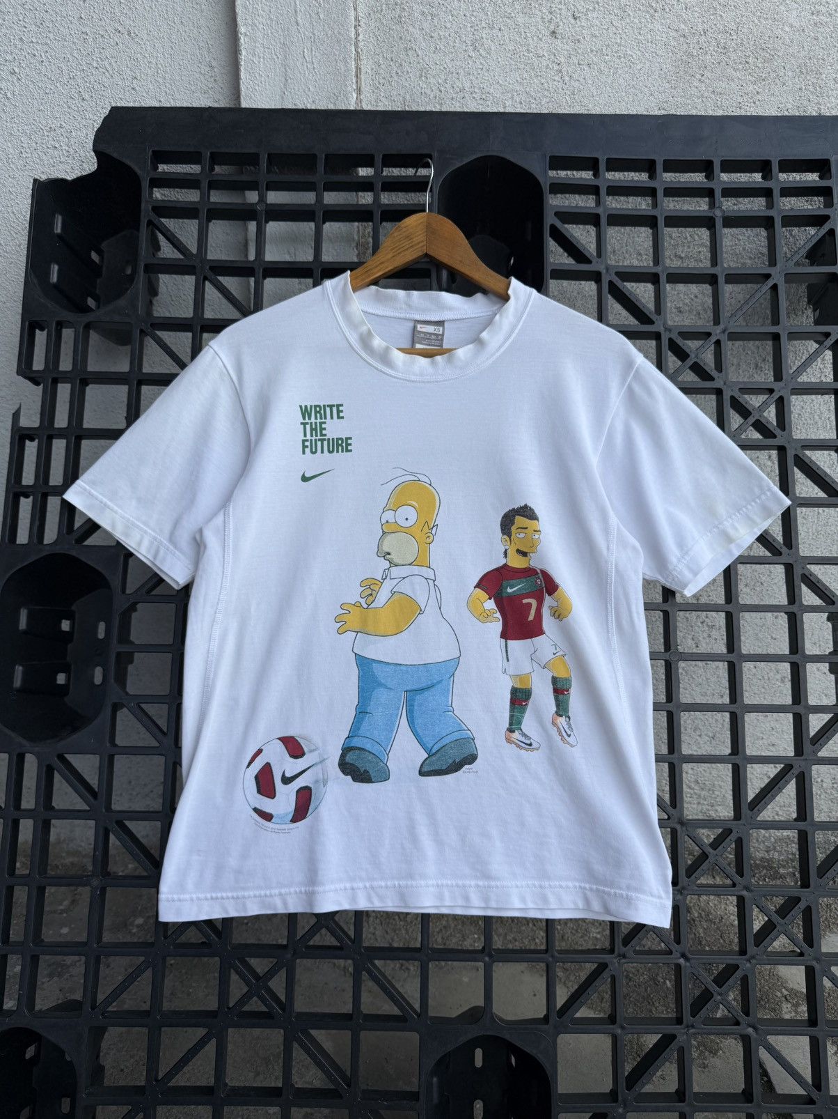 Nike Vintage Y2K Nike Simpson Ronaldo Matt Groening Size US S / EU 44-46 / 1 - 1 Thumbnail