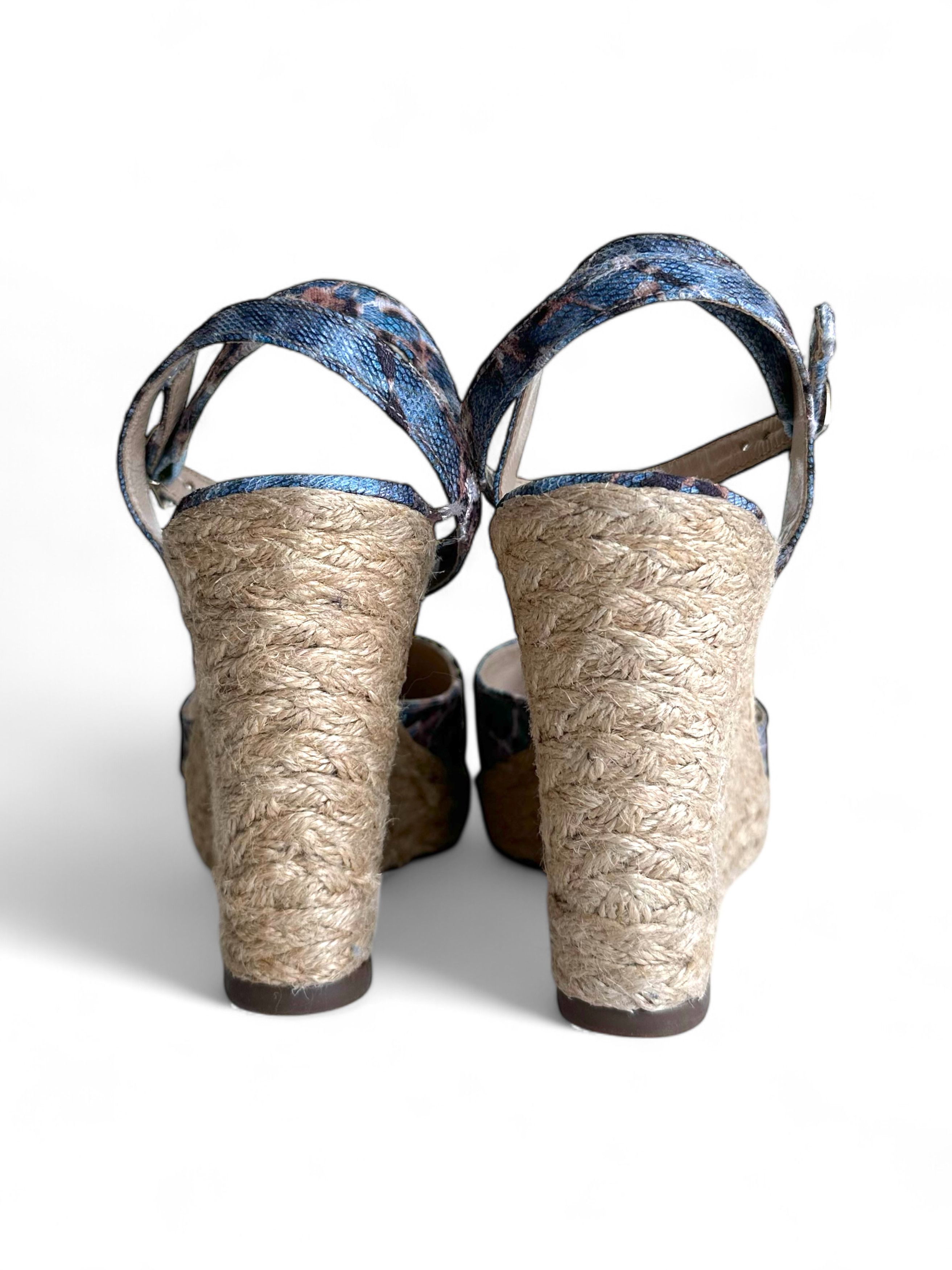 Other San Marina High Wedge Espadrille EU 39 Size US 8 / IT 38 - 6 Thumbnail