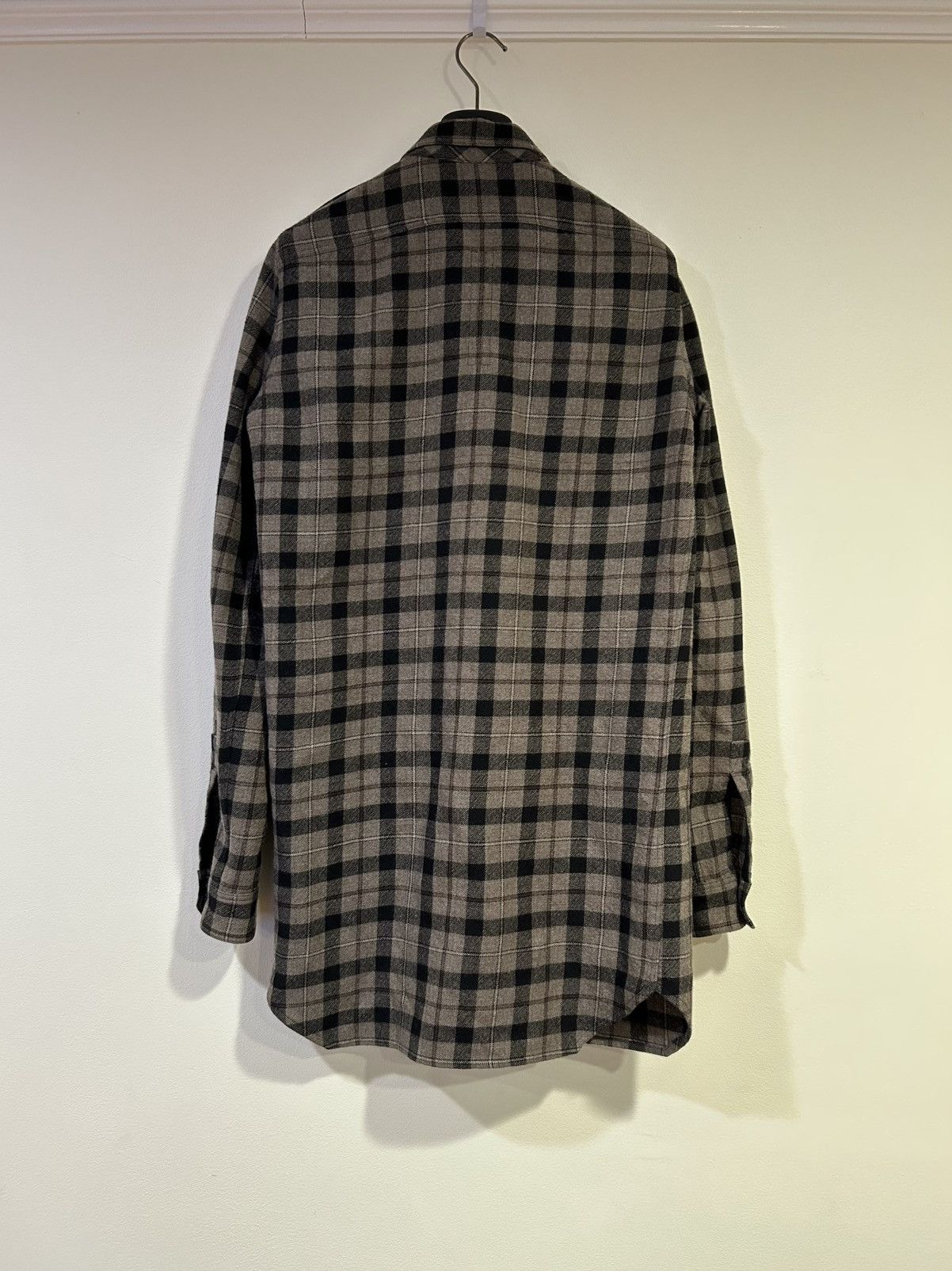 Rick Owens FW16 MASTODON Wool Plaid Flannel Size US S / EU 44-46 / 1 - 2 Thumbnail