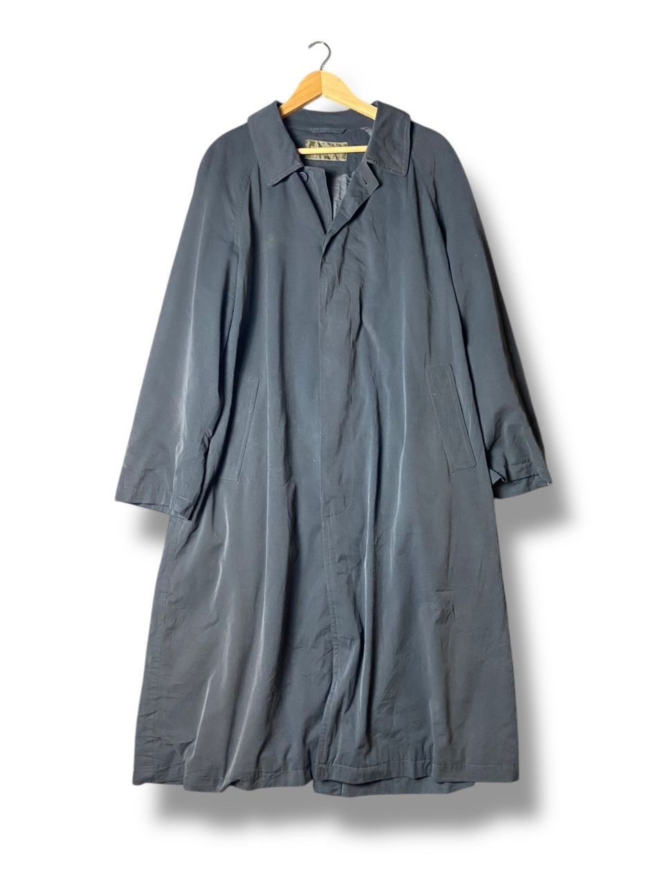 Designer × Japanese Brand × Vintage Vintage DURBAN Brand Polyester Cupra Long Jacket (122) Size US L / EU 52-54 / 3 - 1 Thumbnail