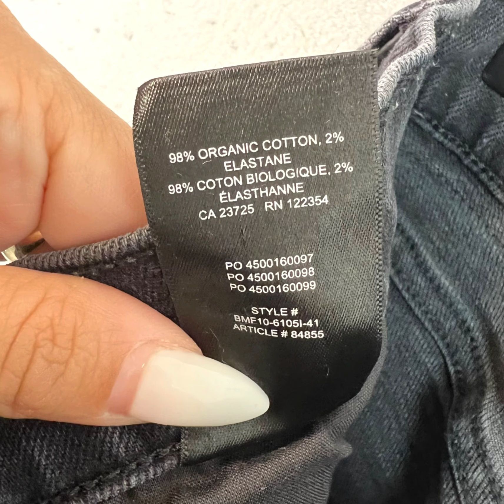 Vintage VINTAGE Denim Forum Arlo High Rise Straight Jeans Women 27 Black Cotton Blend 90s Size 27" / US 4 / IT 40 - 6 Thumbnail
