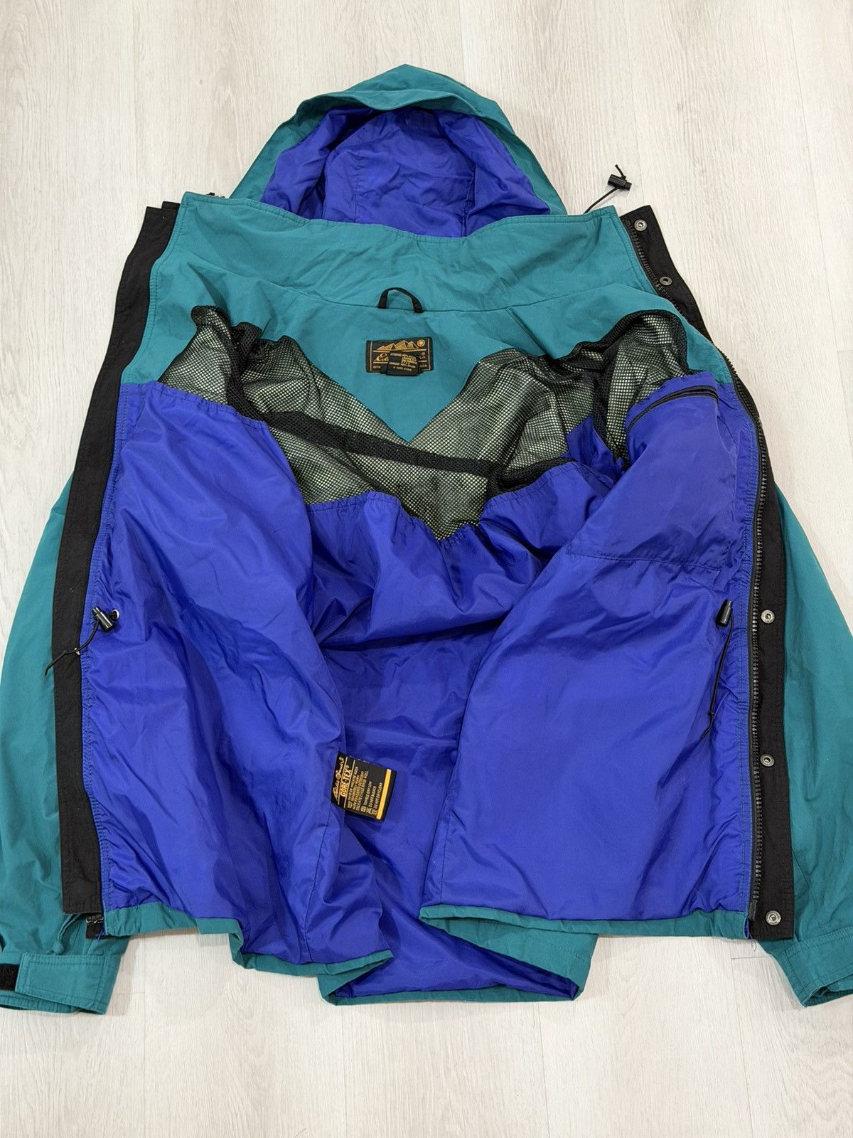 Eddie Bauer Vintage 90s Eddie Bauer Goretex Parka Teal Jacket Large Tall Size US L / EU 52-54 / 3 - 4 Thumbnail