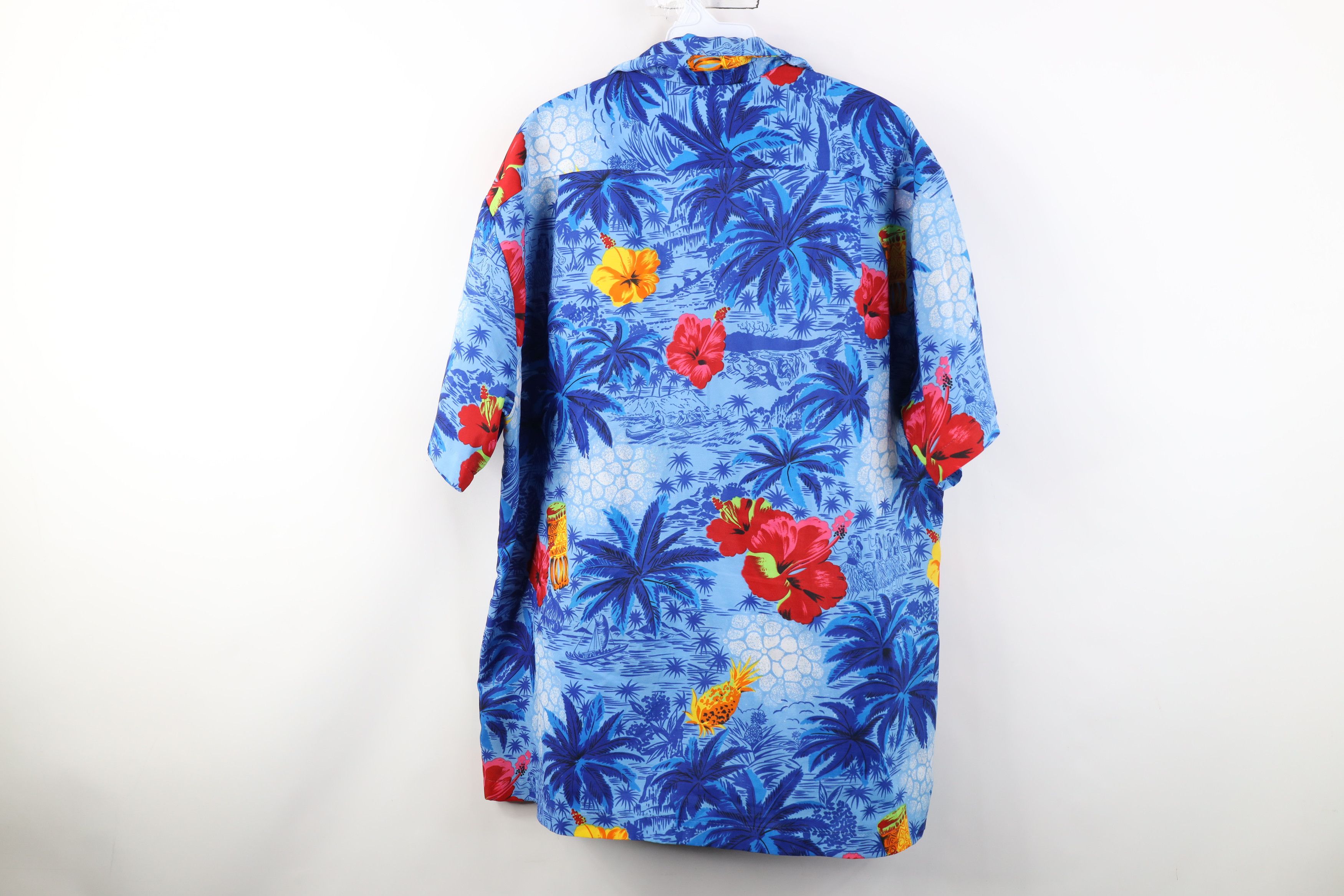 Vintage Vintage 70s Pineapple Collar Hawaiian Button Shirt USA Size US XL / EU 56 / 4 - 14 Thumbnail