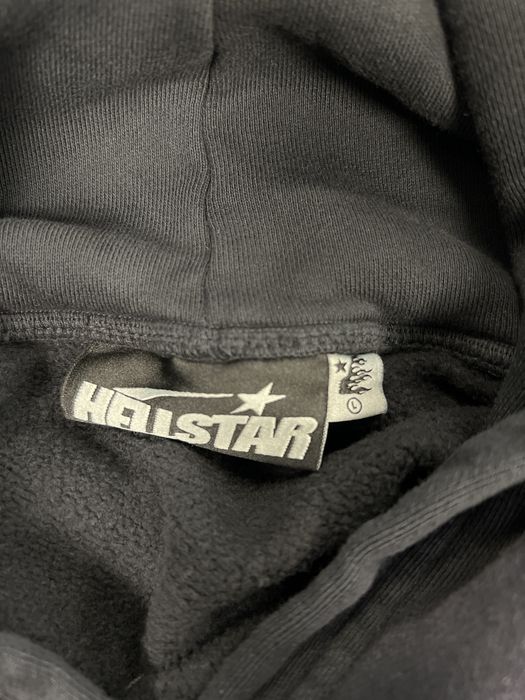 HELLSTAR Hellstar Airbrushed Skull Black Hoodie | Grailed