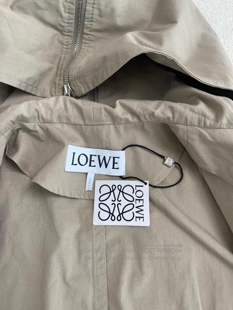 Loewe Loewe FW22 Chest Pocket Hooded Zip-Up Drawstring Waist Jac Size XS / US 0-2 / IT 36-38 - 4 Thumbnail