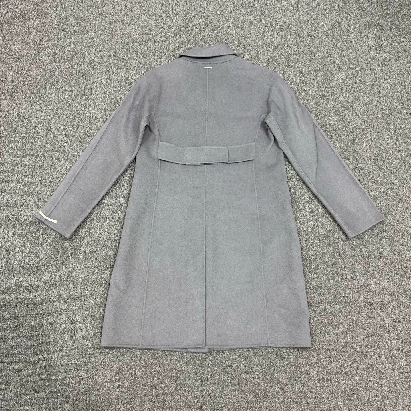 Max Mara Maxmara bluegrey lapel midlength wool overcoat 38 Size S / US 4 / IT 40 - 2 Thumbnail