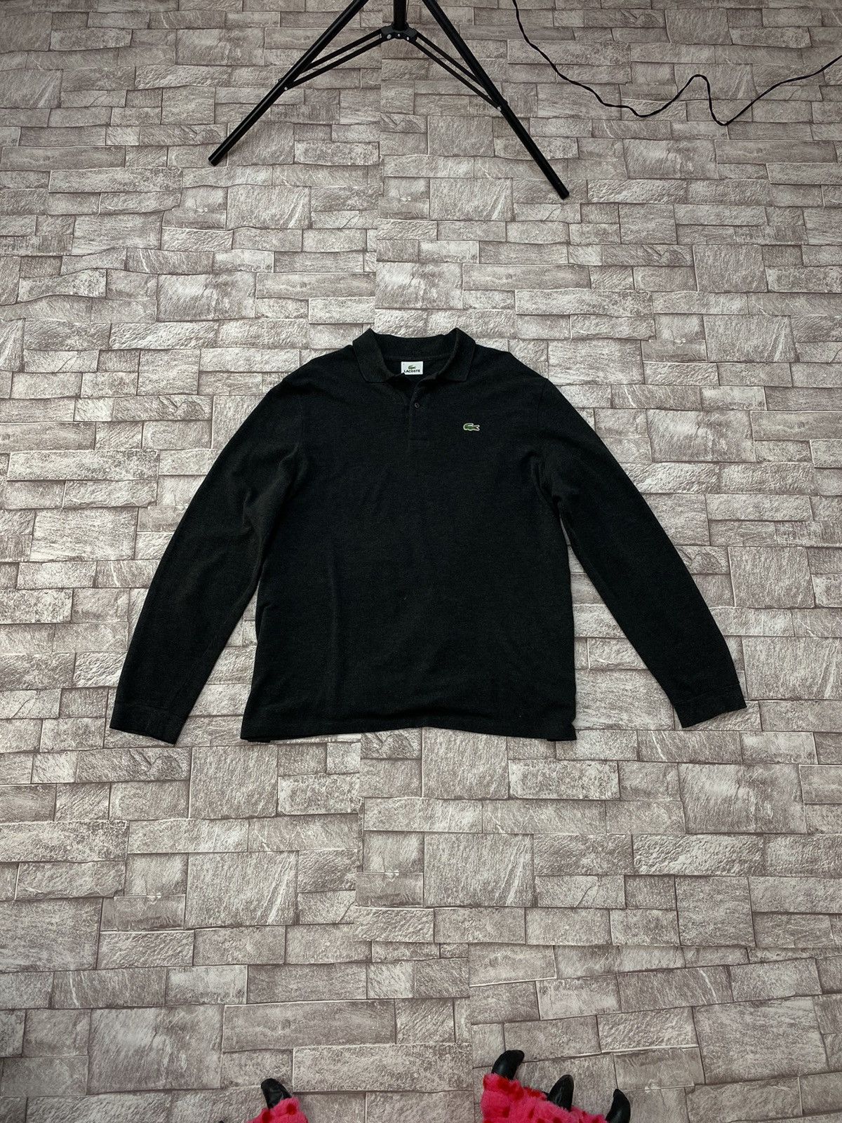 Lacoste × Vintage LACOSTE Vintage Rugby Longsleeve Shirt Jumper Size US XXL / EU 58 / 5 - 3 Thumbnail