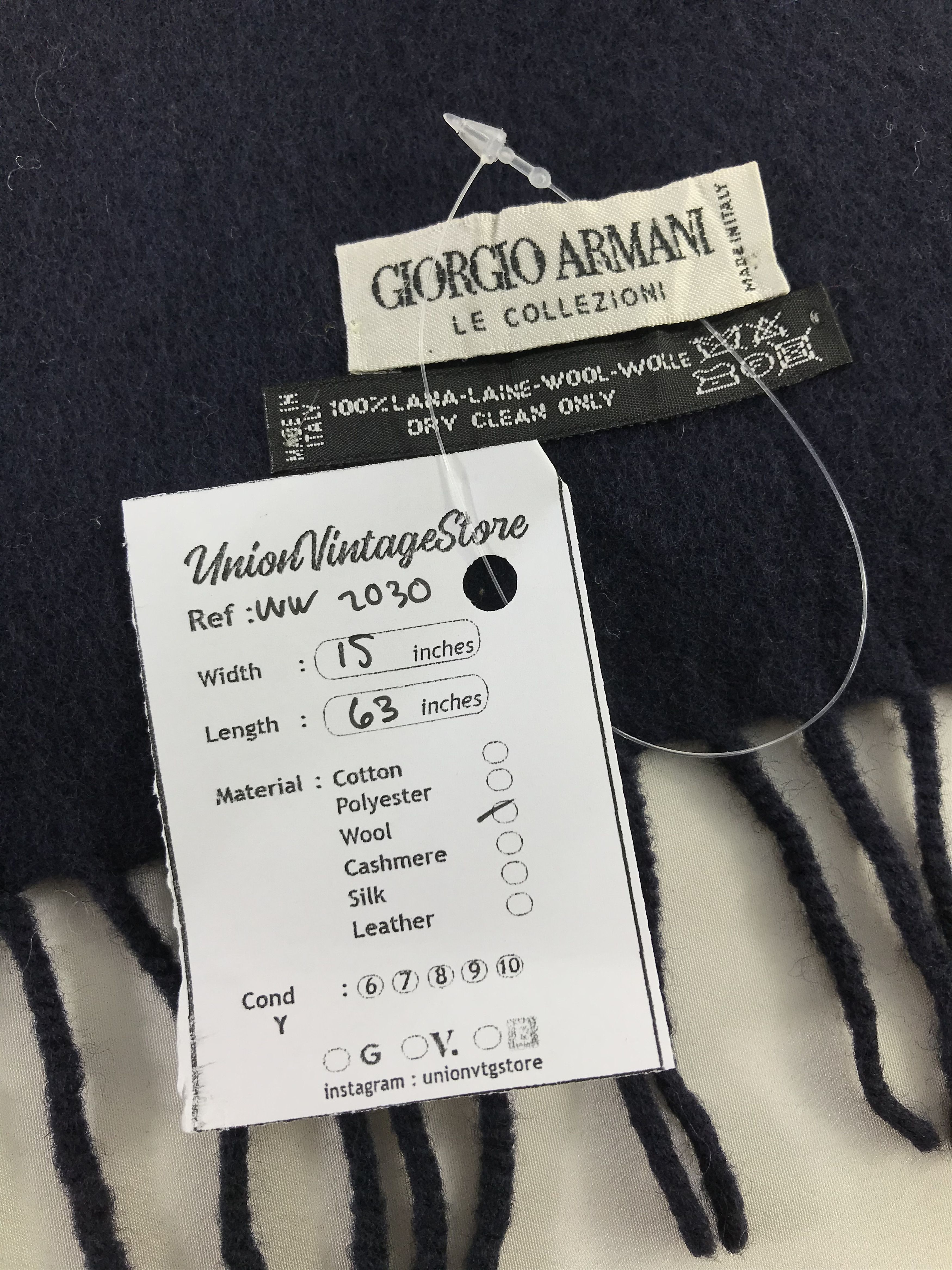 Giorgio Armani Giorgio Armani Scarf / Muffler / Neckwear - WW2030 Size ONE SIZE - 5 Thumbnail