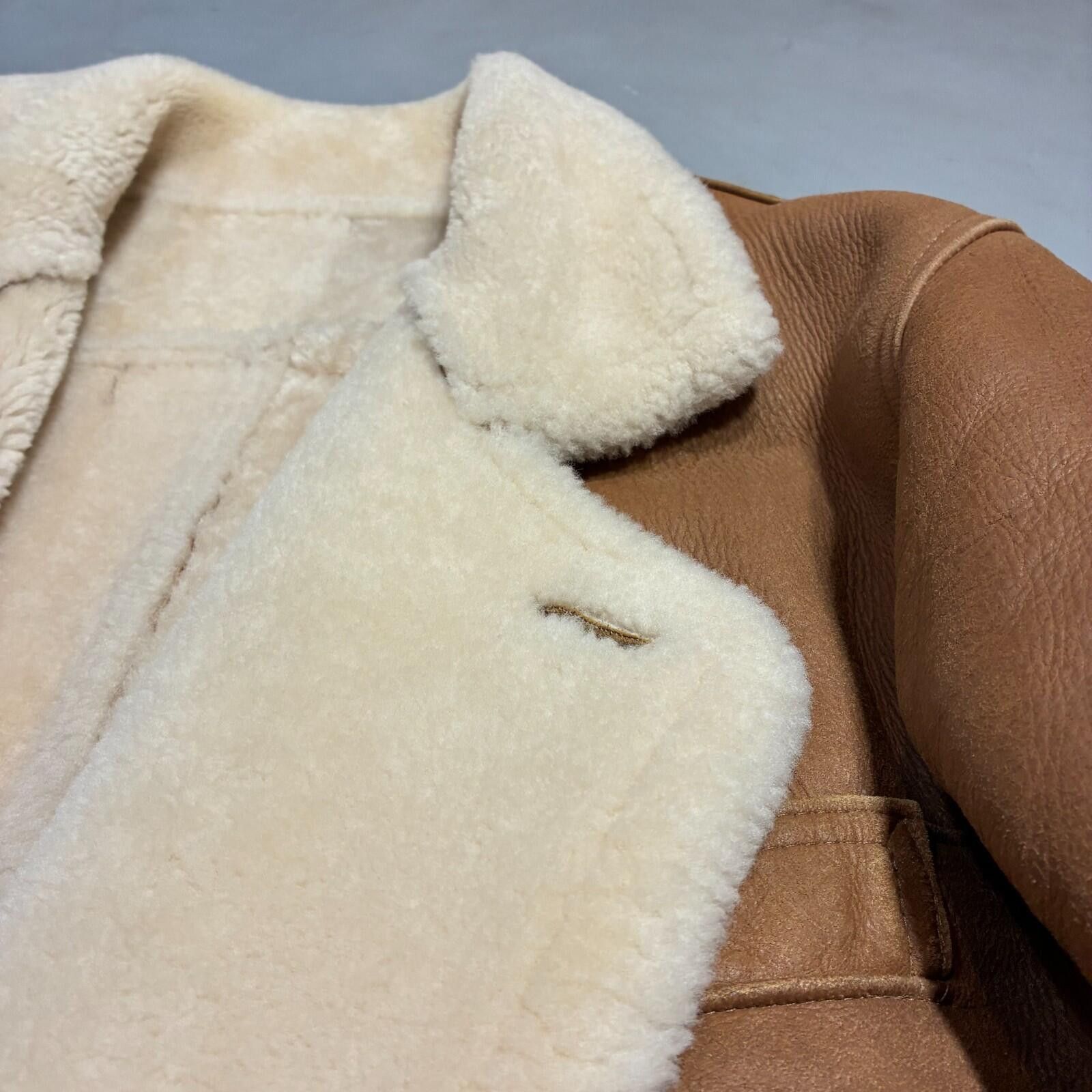 Other Texas Tanning Shearling Rancher Coat 70s Size US L / EU 52-54 / 3 - 5 Thumbnail