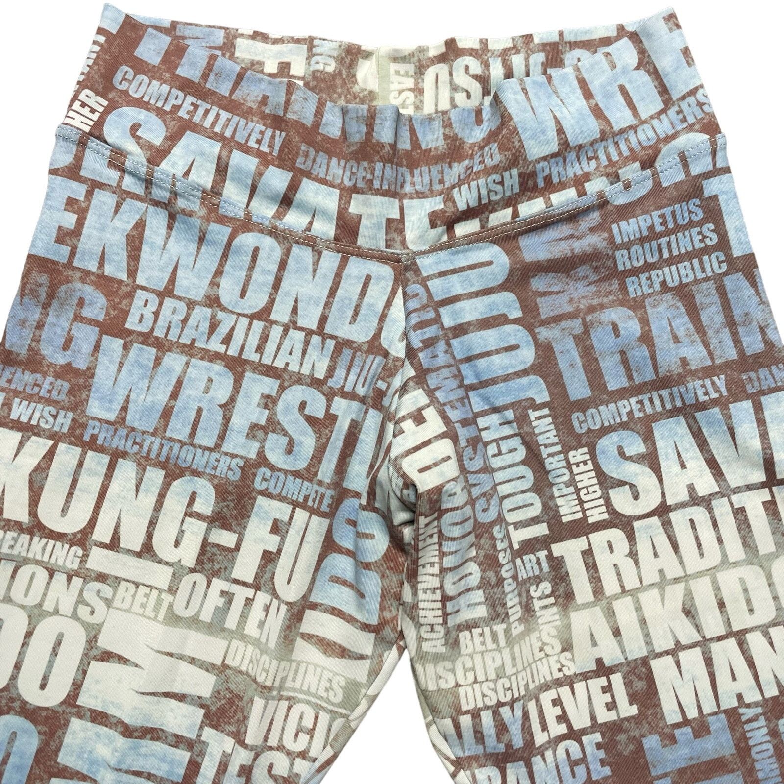 Other Mental Sports Word Print Leggings Size 30" / US 8 / IT 44 - 5 Thumbnail
