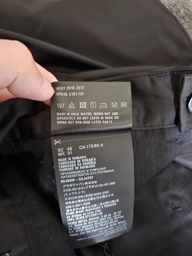Prada Prada Black Casual Pants Size US 34 / EU 50 - 3 Thumbnail