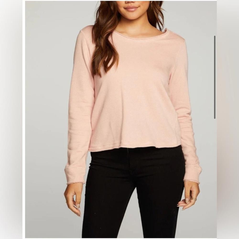 Chase Authentics Chaser Linen French Terry Size S Cross Back Pullover Size S / US 4 / IT 40 - 1 Thumbnail