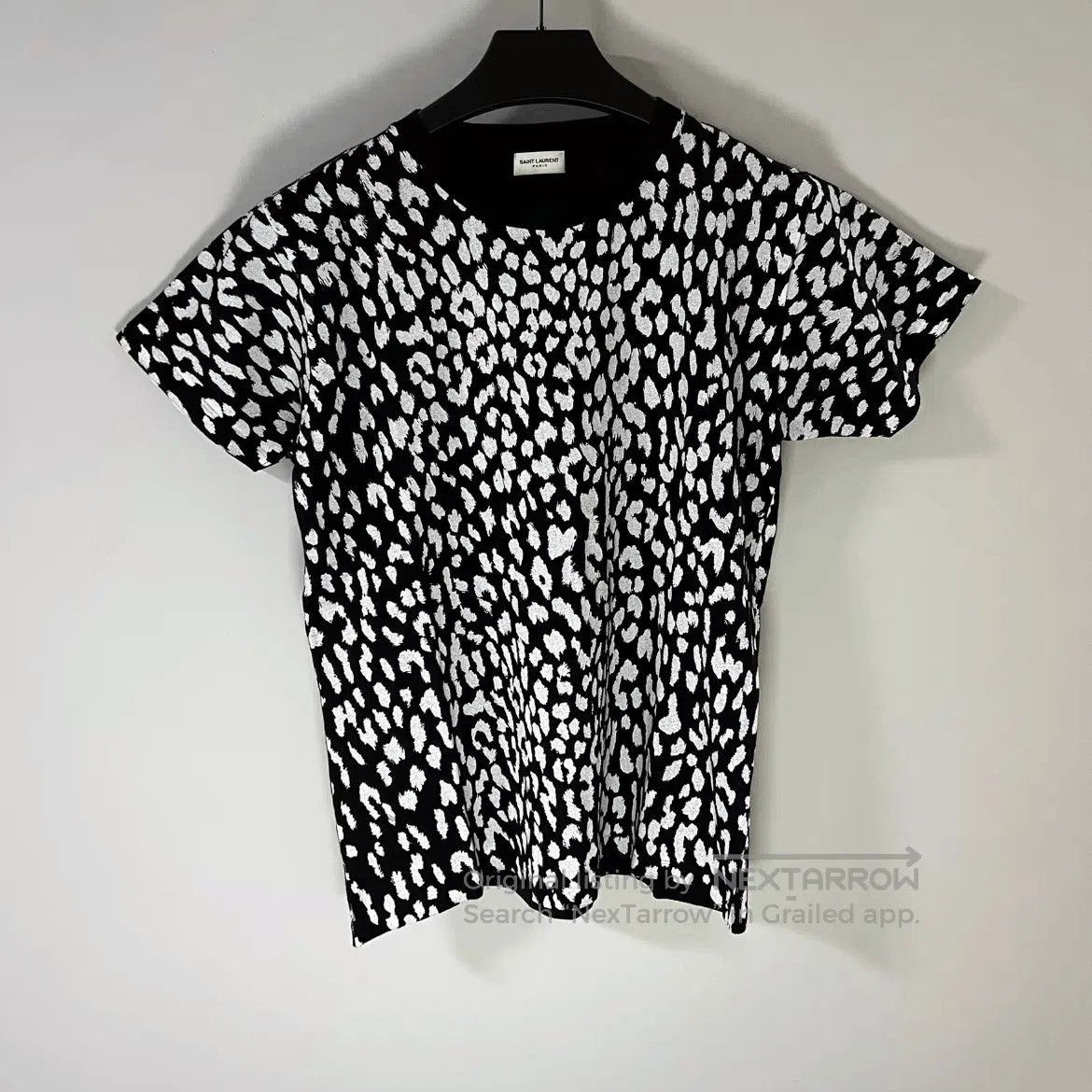 Saint Laurent Paris Saint Laurent Paris Leopard S/S Tee. Size US M / EU 48-50 / 2 - 1 Thumbnail