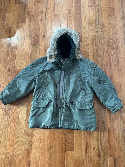 image of The Real Mccoys Albert Turner N-3B in Olive, Men's (Size Medium)