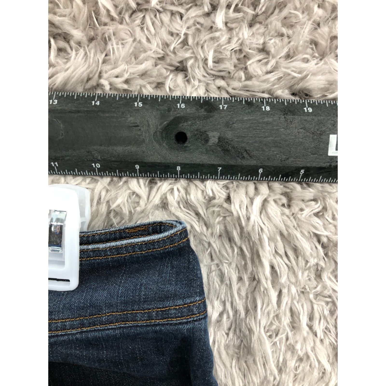 Jones New York Jones New York Shorts Bermuda Womens Size 12 Mid Rise Dark Wash Blue Denim Stretch Jeans Casual Women Size 34" / US 12 / IT 48 - 2 Thumbnail
