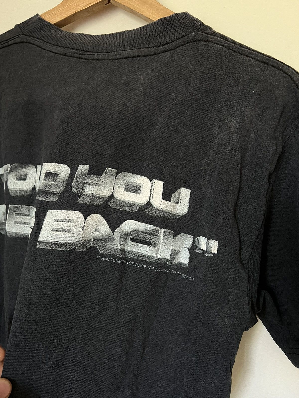 Universal Studios 1991 Terminator 2 I Told You I’d be Back Promo Tee Size US M / EU 48-50 / 2 - 4 Thumbnail