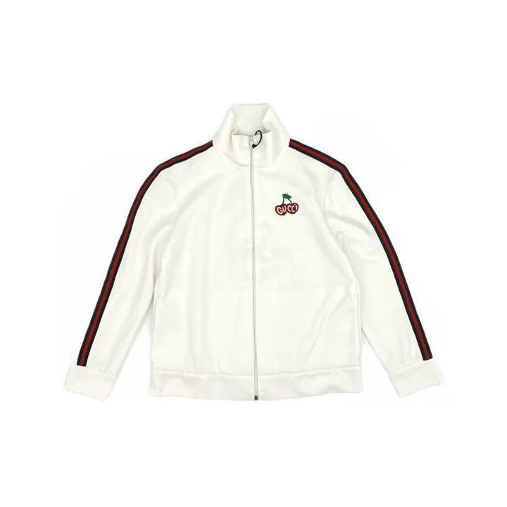 Gucci Gucci Women's Knitted Zip Jacket in White-2507 Size M / US 6-8 / IT 42-44 - 8 Thumbnail