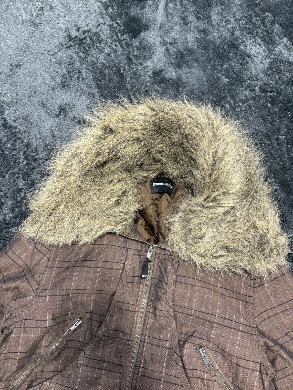 If Six Was Nine 00s LGB If Six Was Nine Style Multi Pocket Faux Fur Jacket Size US M / EU 48-50 / 2 - 2 Thumbnail
